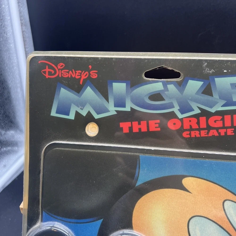 Vintage Disney Mickey Mouse Computer Mouse Pad And Disc W/package Windows